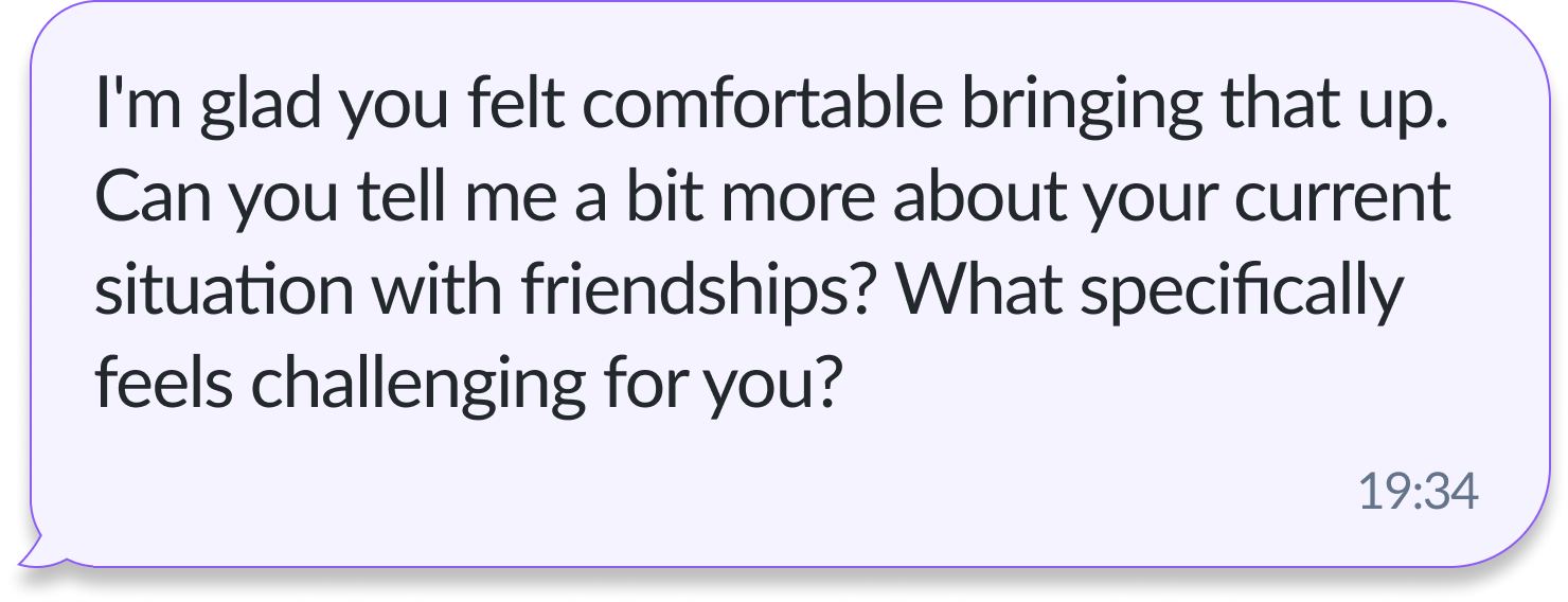 Message screenshot
